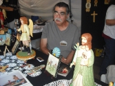 Santero Carlos Rael makes retablos and bultos.